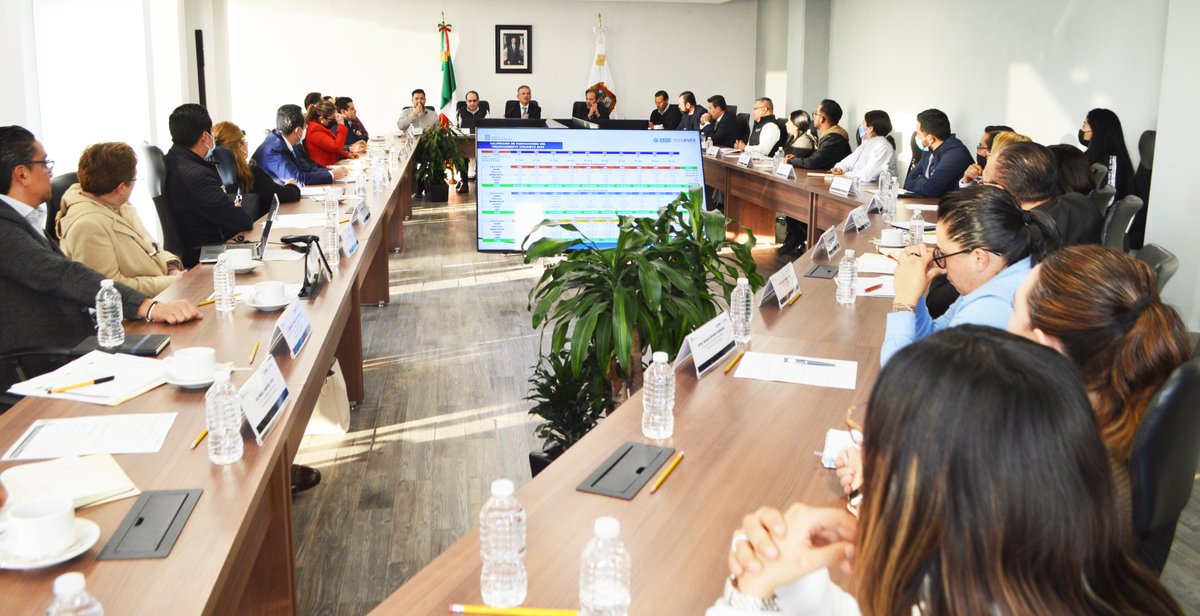 Responsables de las Áreas Ejecutoras de la <a href="/SS_Edomex/">Secretaría de Seguridad del Estado de México</a>; <a href="/C5Edomex/">C5 Estado de México</a>, <a href="/UMS_edomex/">Universidad Mexiquense de Seguridad</a>, #C3 así como <a href="/FinanzasEdomex/">Secretaría de Finanzas del Estado de México</a>, <a href="/FiscaliaEdomex/">Fiscalía Edoméx</a> y <a href="/CEAVEM/">Atención a Víctimas</a>, se reunieron para realizar la reunión mensual FASP.

#ComprometidosConTuSeguridad