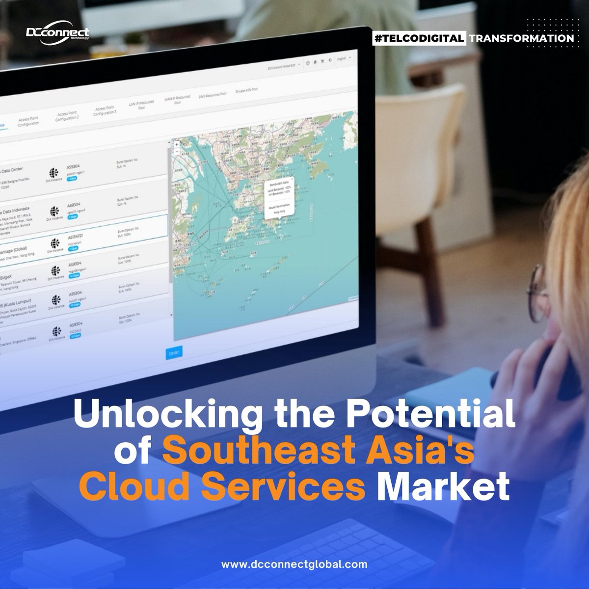 DCConnectGlobal's tweet photo. Unlock Southeast Asia's cloud potential with #DCConnect's Instant Internet. Reliable, secure, & cost-effective. Only pay for what you use. #SoutheastAsia #CloudServices #InstantInternet #DCConnectGlobal #SDN #TelecomInnovations https://t.co/QBFV6Sg3Fc https://t.co/rGod53aFdB