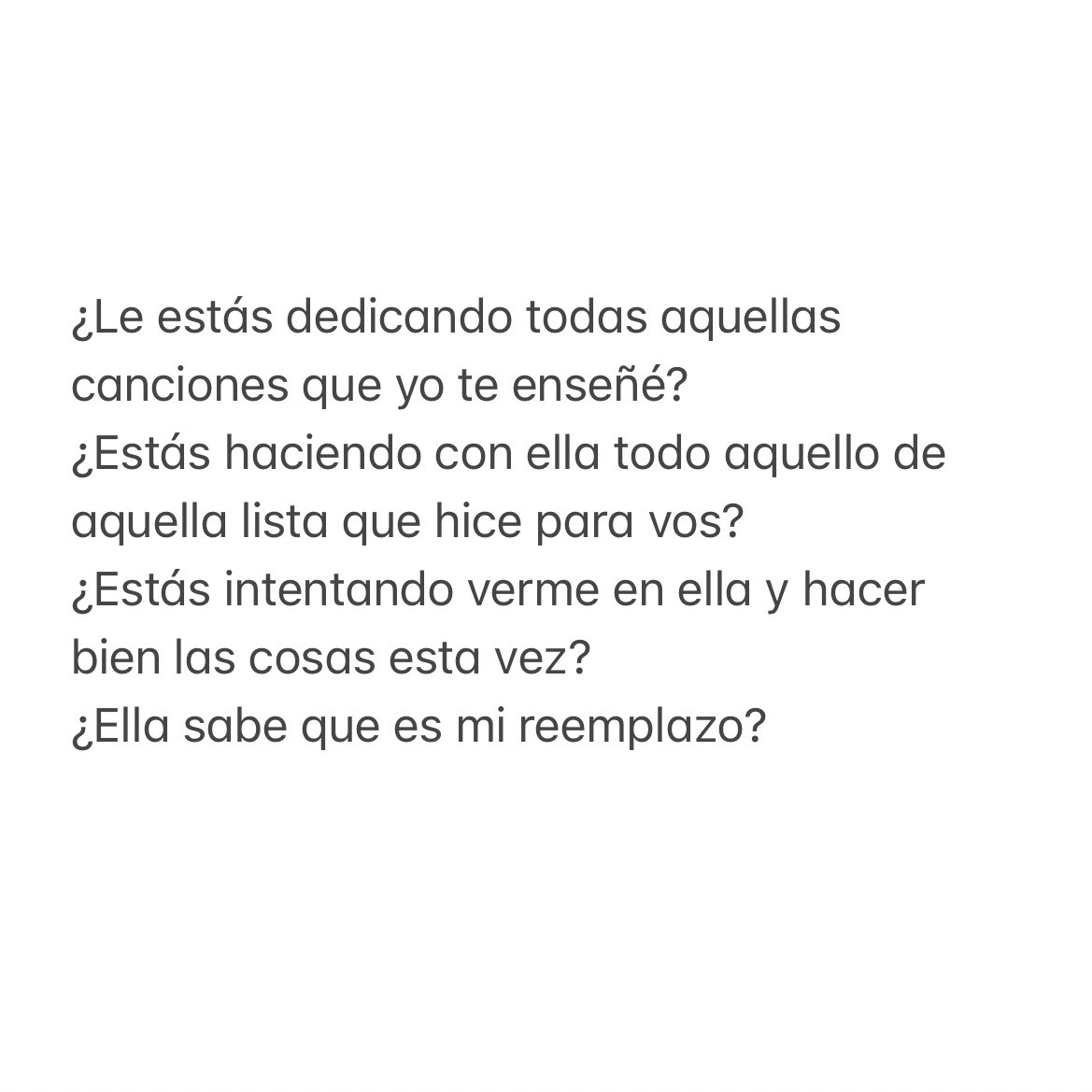 “¿Es ella mi reemplazo?”