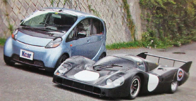 おまけアイの良さアイをベースにした改造車達ですが元々FFの様に駆動輪と操舵輪が一緒ではないのでフロア剛性が高くてルーフを切っても普通に走ります(2台切って確認済)①サウロペルタ(ジオン軍)②アイデビル(-300㎜)③917LMi (by MAD杉山氏)④とりあえず当面の目標は モル眼カーです  