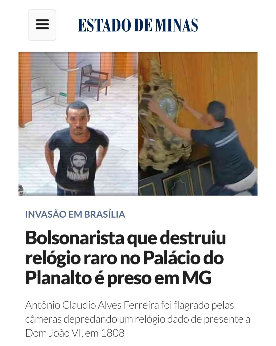 AquinoEmanuel's tweet photo. Até que enfim prenderam essa porcaria bolsonarista que destruiu uma parte da nossa história!
#queselasque #terroristasNaCadeia #golpistasnacadeia https://t.co/G4WWRMC2AU