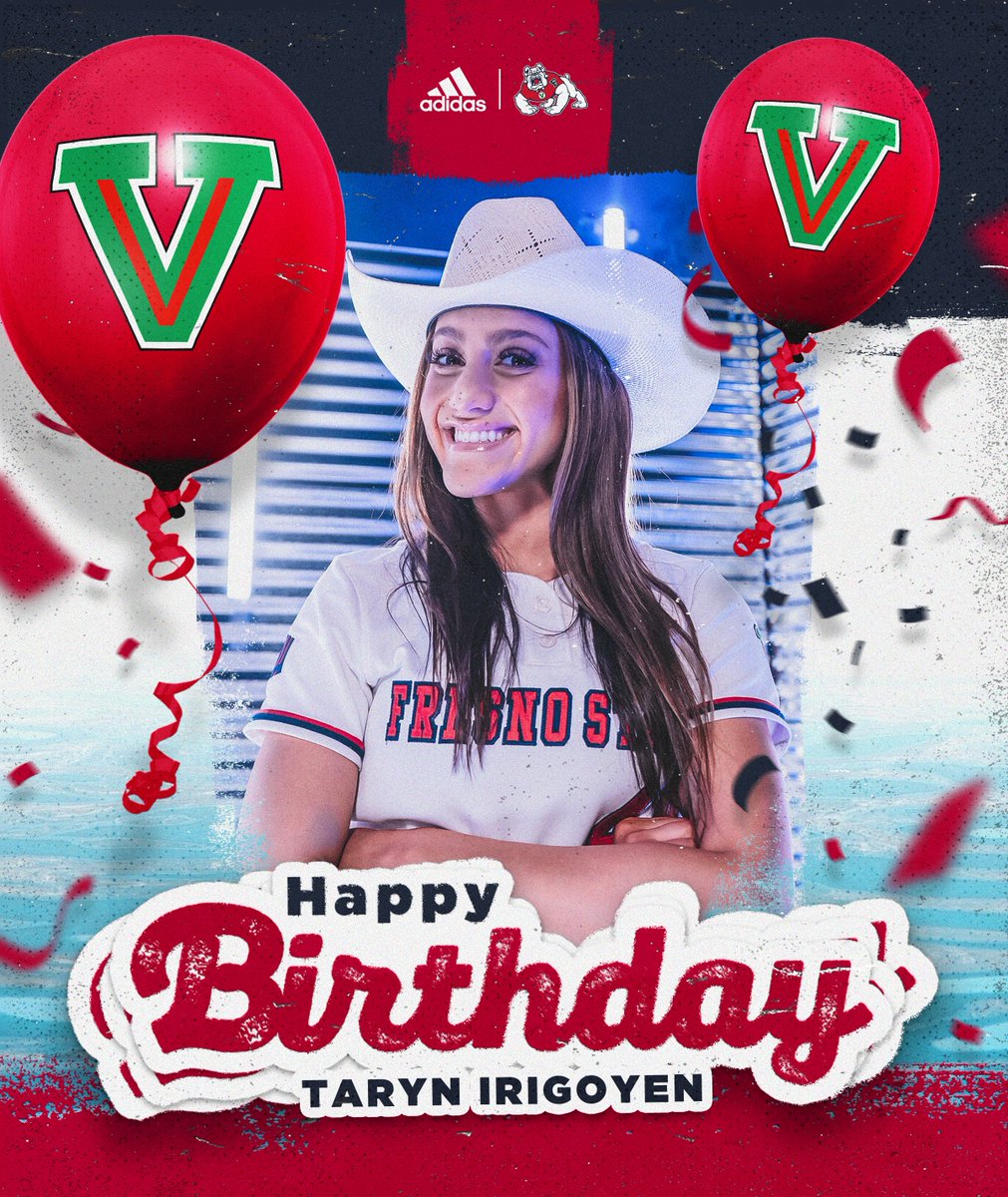 FresnoStateSB's tweet photo. 𝐇𝐀𝐏𝐏𝐘 𝐁𝐈𝐑𝐓𝐇𝐃𝐀𝐘 @tarynirigoyen 🥳

#GoDogs | #ForTheV https://t.co/iBmVdReIik