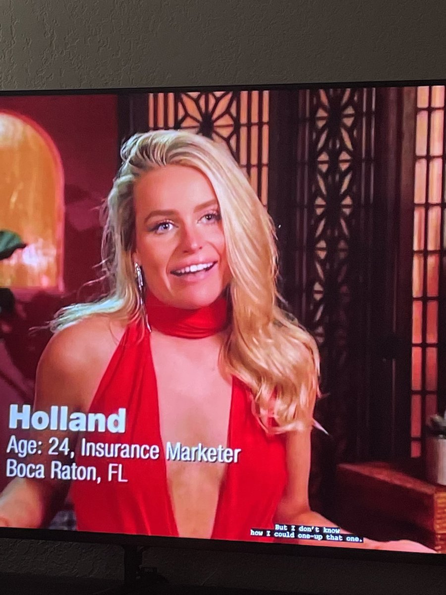 Clair_1996's tweet photo. I think Holland might be tipsy already #TheBachelor https://t.co/hyPBTgxlWr