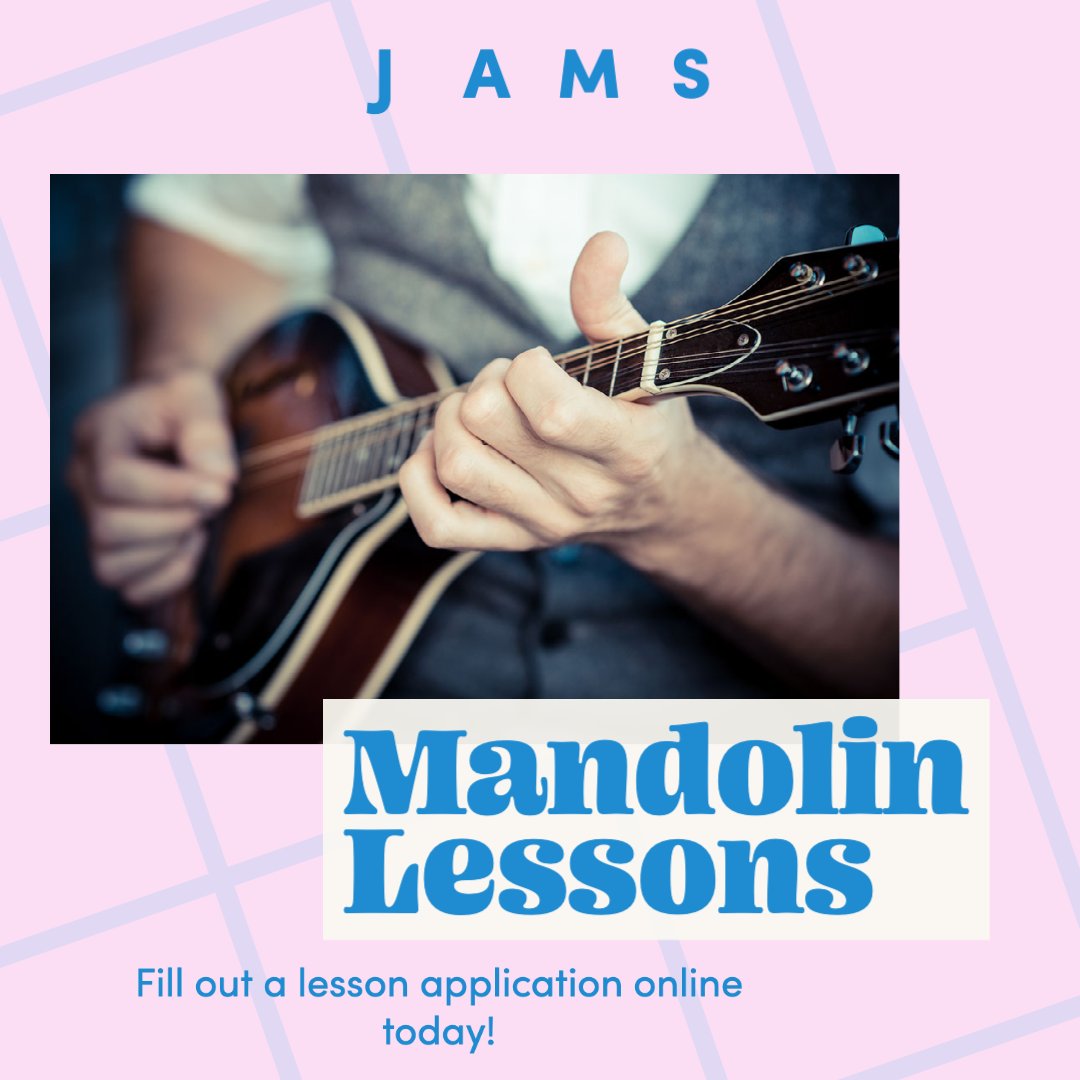 SEMOJAMS63755's tweet image. Did you know that JAMS offers Mandolin lessons? Fill out a lesson application online today to learn this unique string instrument! #JAMS #JacksonAudioMusicSupplyLLC #MandolinLessons #MusicLessons #MusicStore