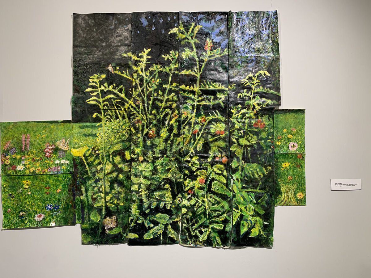 Some of the many pieces of artwork in the Art Against The Odds: Wisconsin Prison Art exhibition at Milwaukee Institute of Art and Design.