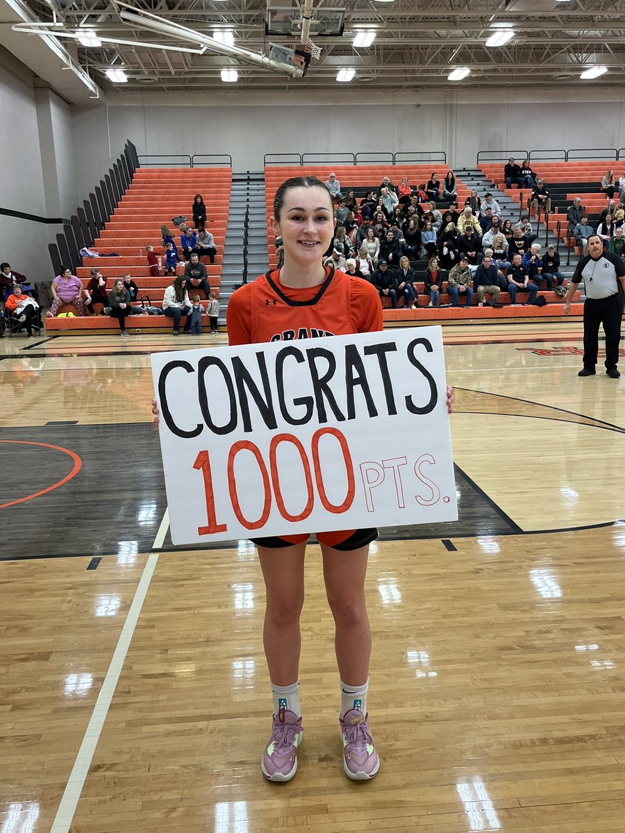 1000 points for Jessika Lofstrom! Congratulations!