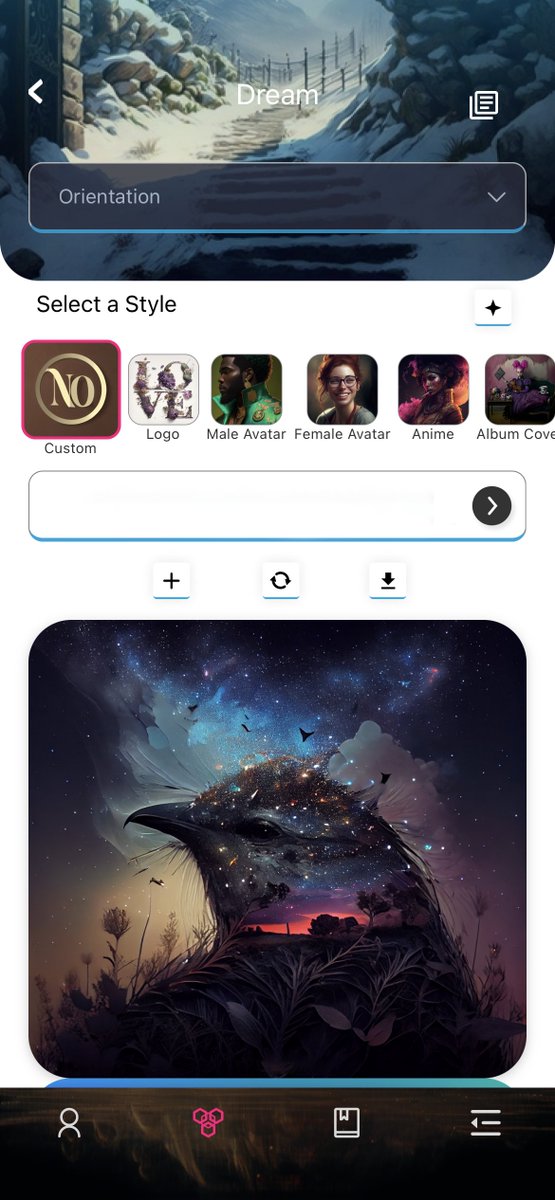 Look at this beautiful artwork created by Moji AI 🤩
Create your own stunning images at tinyurl.com/MojiPersonalAI
Also make sure to join our discord at discord.gg/GPNj3CzW
#art #AI #iOS #mobile