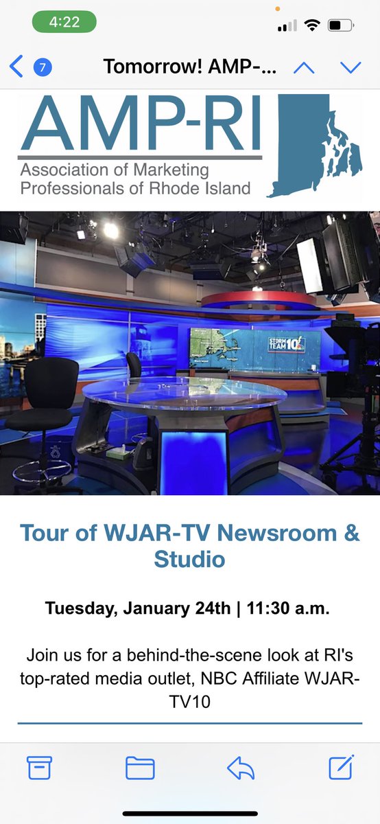 kristenregine's tweet photo. Reach out to @AMP_RI for tickets 🎫 event tomorrow at 11:30 am #whatshappening #TVStations #401love #networking #401events https://t.co/5iZAluX0k6