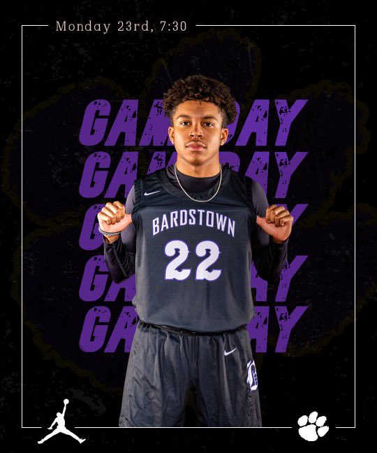 🐅GAME DAY🐅🐅
📆 Mon, Jan 23rd 2023 
🏀 Bardstown 🆚 John Hardin 
⏰ Boys V - 7:30pm 
📍Bardstown Tiger Den