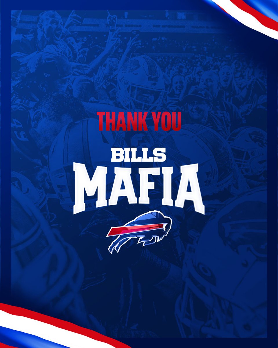 It was a season of many ups, and many downs.
You were with us through it all, and always will be.

Thank you, Bills Mafia. ❤️💙