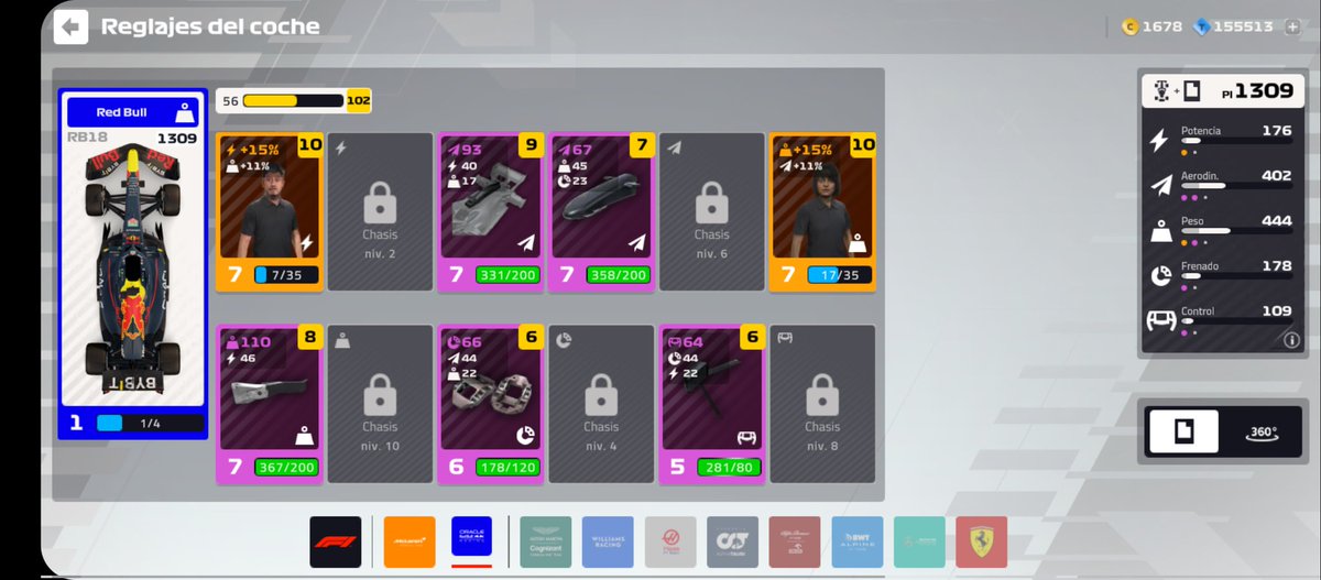 erickL278's tweet photo. @F1MobileRacing Que?? Mi nivel 10??? Donde esta??? https://t.co/JjNMjimepI
