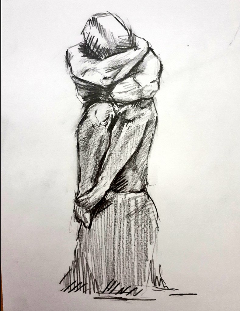 deseinho de uma estátua