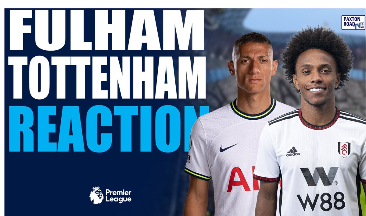 Sam_Spurs4life Paxton Road Tv on Twitter "Fulham v Tottenham Hotspur