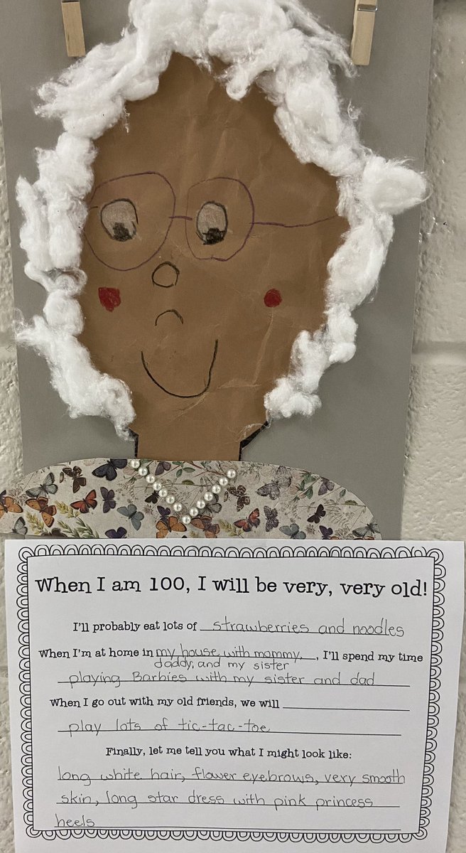What’s the hundredth day of school without a fun project? We love art because it strengthens our fine motors skills which improves our writing skills! <a href="/Cherokee_JCS/">Cherokee Elementary</a> <a href="/jcityTNschools/">JohnsonCitySchools</a>