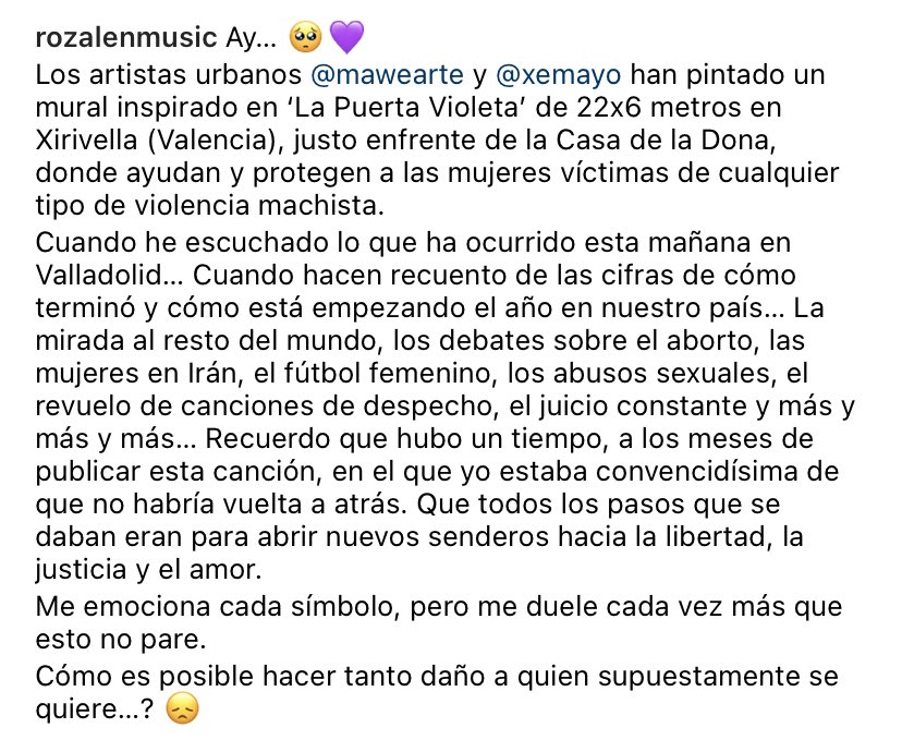 RozalenMusic's tweet photo. AY 🥺💜 https://t.co/NkRtdN3HoE