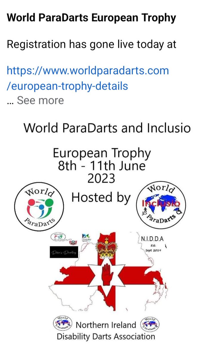 @BddaWdda
<a href="/DartsWDF/">WDF Darts</a> 
@DSNI_tweets