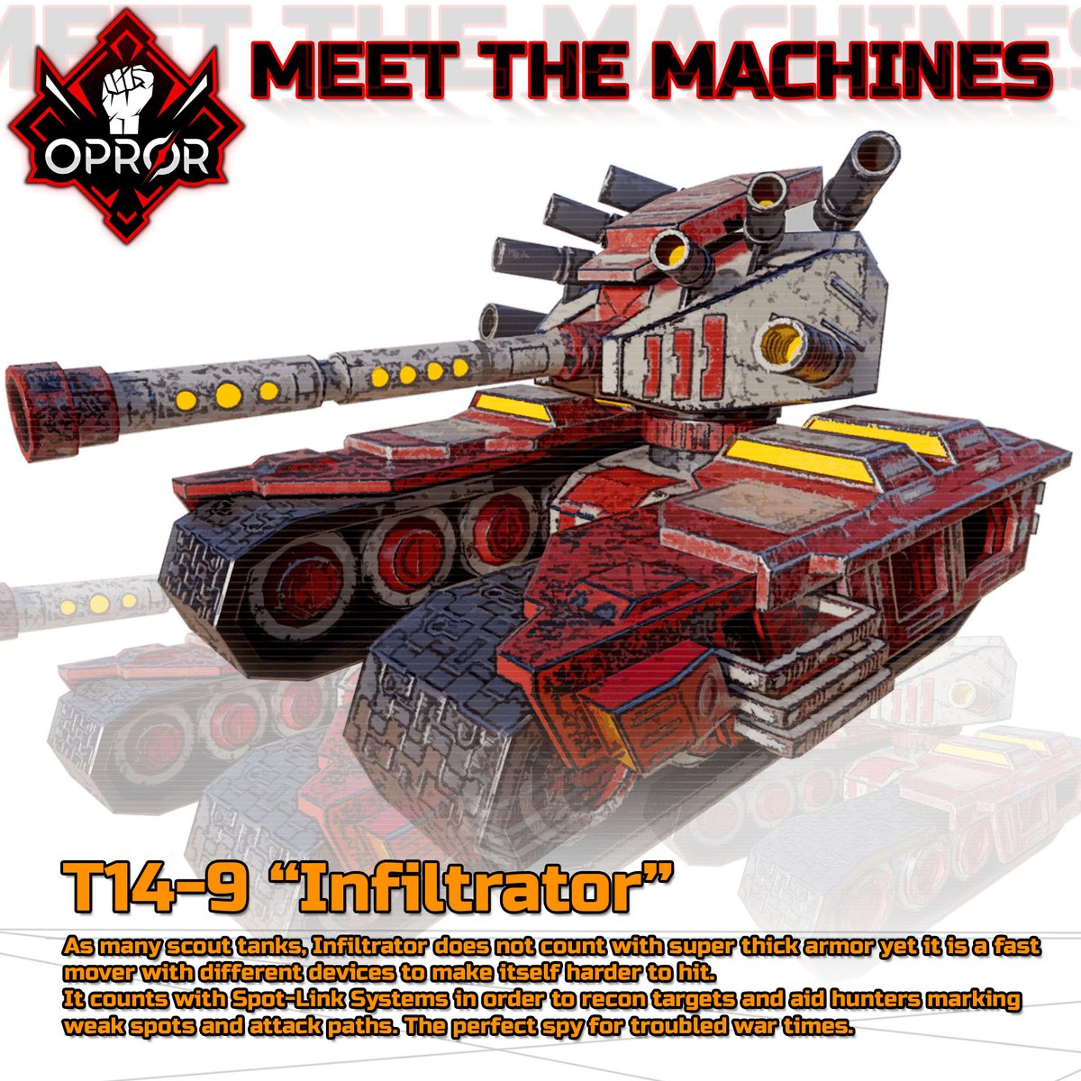 PatchNotesGames's tweet photo. Time to Meet the Machines. Which could be your favorite?

#meetthemachines #tanks #units #opror #videogames #autochess #tcg https://t.co/V9riyMaBsf