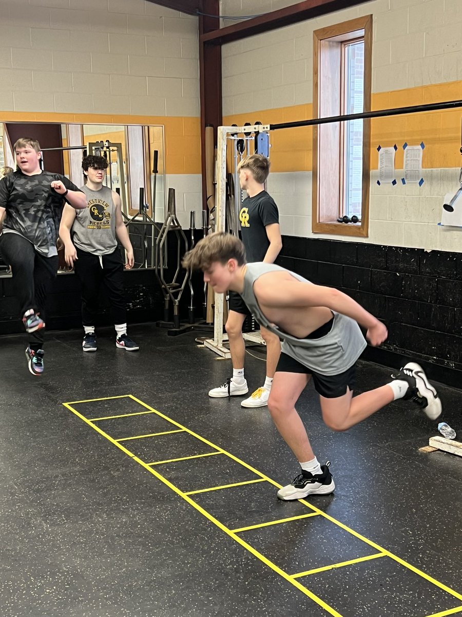 CviewRebel_FB's tweet photo. Great workout today for the varsity football team. Great to see the older players buying in and becoming leaders!
#TRUST https://t.co/1SVibI9mHR