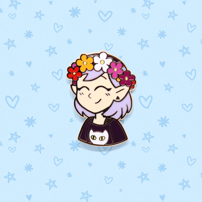 all of the new flower crown pins that'll be a part of my update on friday!! 