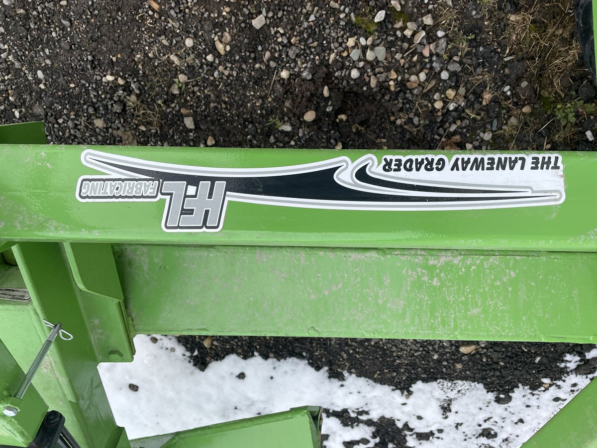 SFE New Hamburg Monday feature has just arrived ahead of pot hole season or loosen up some ice. The HFL lane way grader. Your vehicle suspension will thank you! #grader #smoothride <a href="/StratfordFarmEq/">Stratford Farm Equipment</a> <a href="/HFabricating/">HFL Fabricating</a>