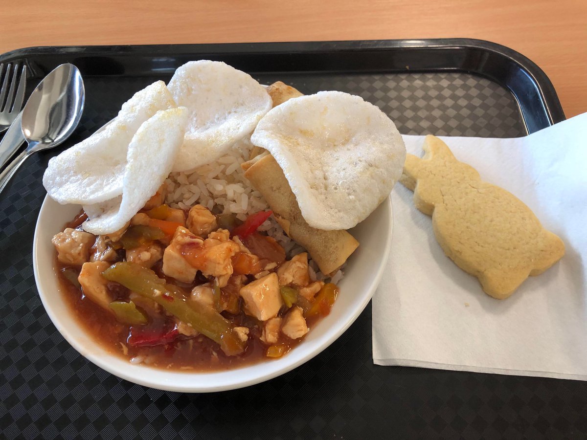 The Chinese food at lunch time was yummy 😋😋😋

We really are lucky to have such good catering ⁦<a href="/jtfreeschool/">JT Free School</a>⁩