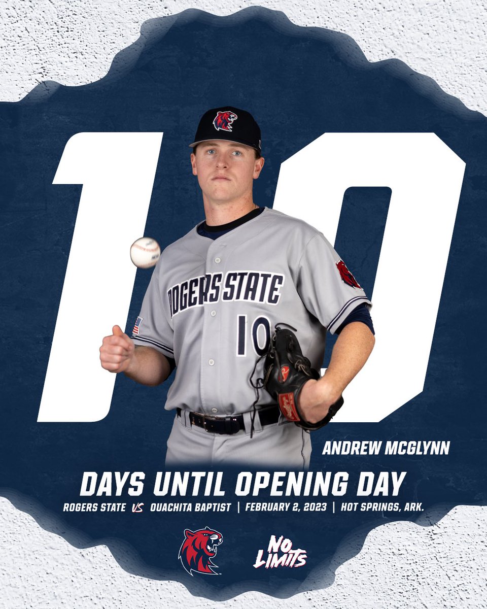 Hillcat Baseball is back in 10 days!

They travel to take on Ouachita Baptist in the Dugan Invitational on February 2 to open the season!

#NoLimits