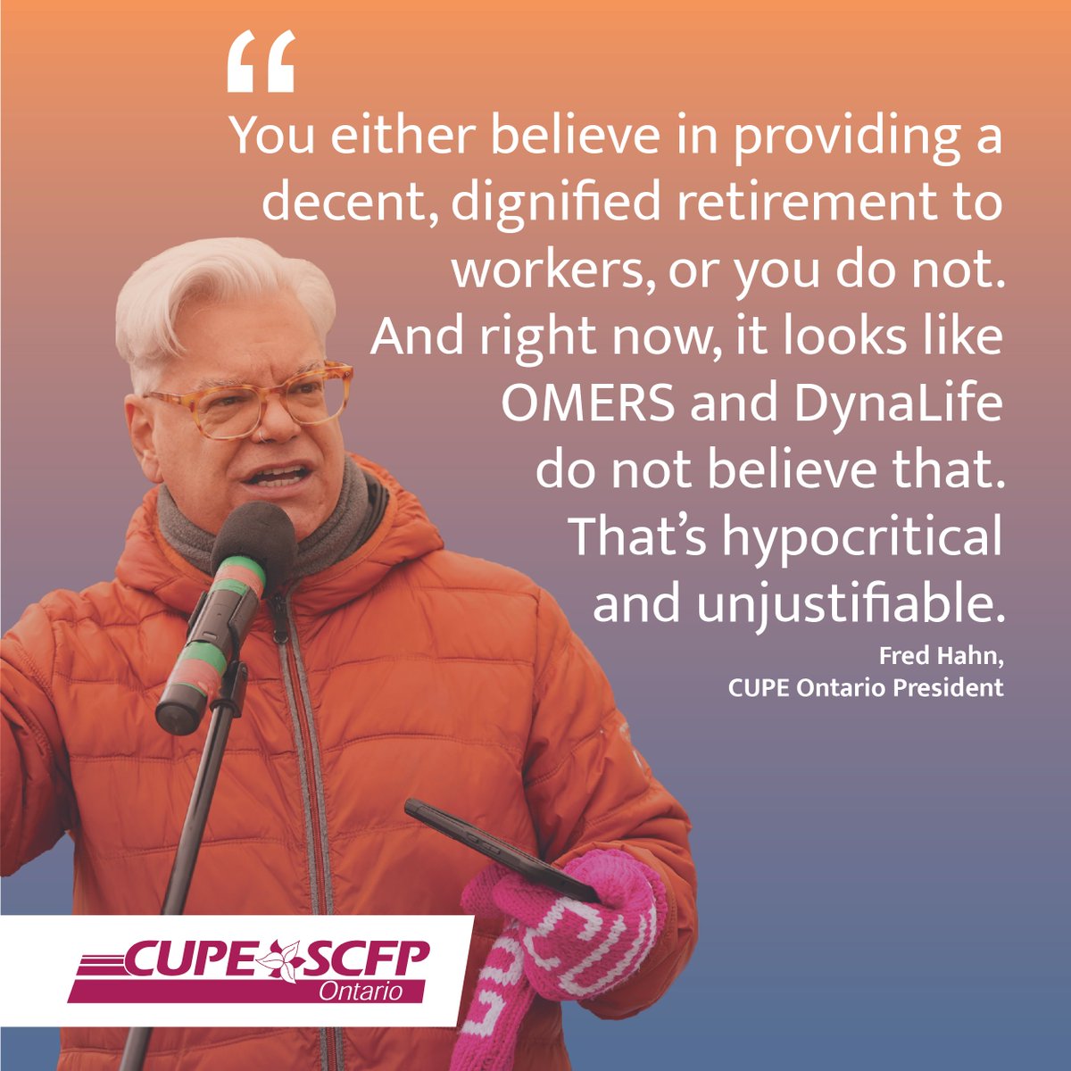 You can't make this up. OMERS, an Ontario pension plan, owns DynaLIFE, a company taking pensions away from Alberta workers. See more: alberta.cupe.ca/2023/01/23/gre… #ableg #abpoli #onpoli #canlab