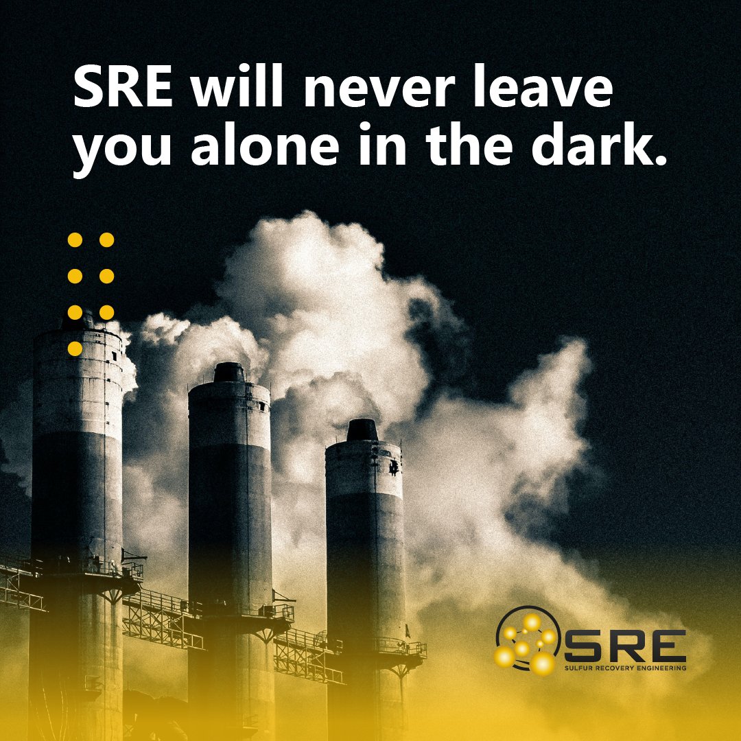 SulfurRecovery's tweet photo. SRE will never abandon you in the dark. Our HelpDesk Support for Operations is available whenever you need it.

Contact us today!
https://t.co/s73mYDCSOm

#workplacesafety #safetyengineer #standardscheck
#sulfurrecovery #sulfur https://t.co/W9RUGpvD7l