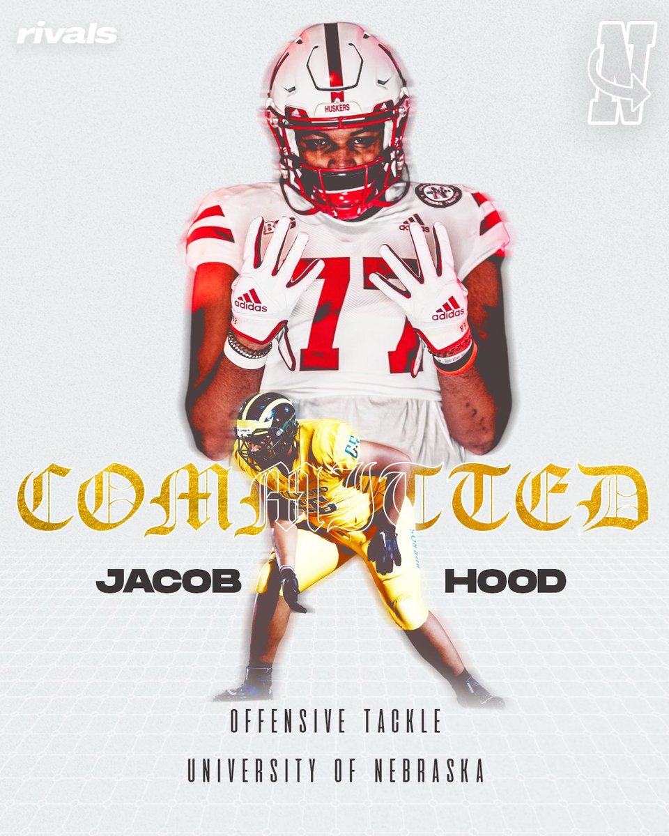 🚨 BREAKING: Georgia freshman OL transfer Jacob Hood has committed to Nebraska.

Hood is a 6-foot-8, 350-pounder and the #Huskers third addition from the Bulldogs’ roster.

<a href="/NebraskaRivals/">Inside Nebraska</a> | <a href="/RivalsPortal/">NCAA Transfer Portal</a> | <a href="/Rivals/">Rivals</a>

nebraska.rivals.com/news/nebraska-…