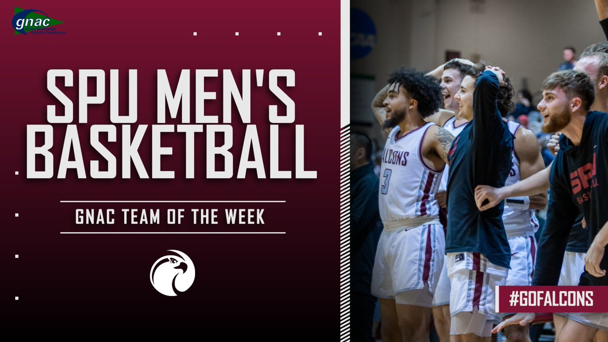 After taking down opponents ranked inside the top 25 in the country in consecutive games, The Seattle Pacific University men's basketball team was named the Great Northwest Athletic Conference Team of the Week.

More | bit.ly/3XTl9x6

#GoFalcons