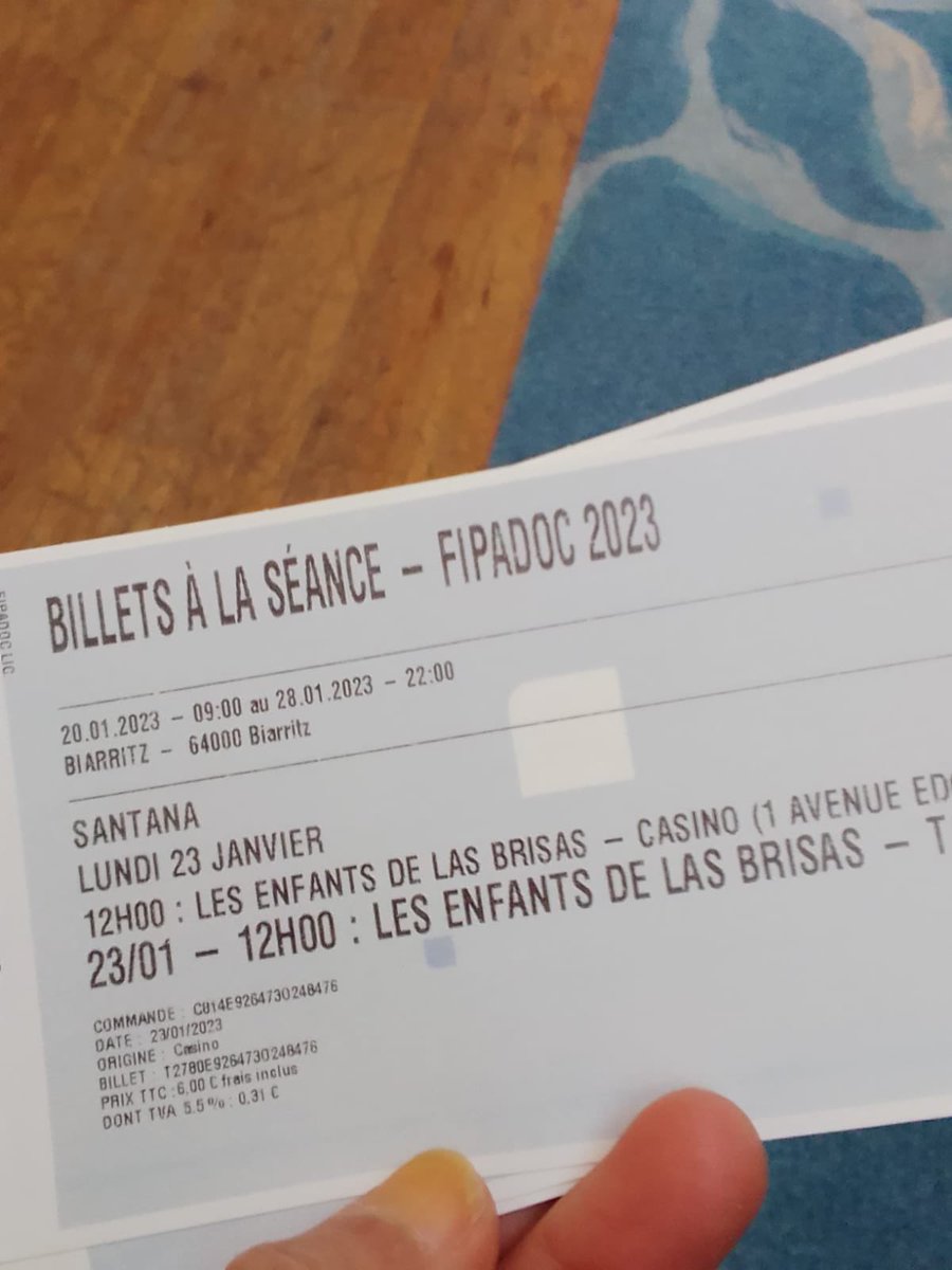 Enfants de Las Brisas <a href="/LasBrisasFilm/">Children of Las Brisas Film</a> at <a href="/fipadoc/">Fipadoc</a> in #biarritz today. Great screening. Grateful with editor <a href="/mdmag/">Ar F</a> and @mariacaro_aguero for being there! We’ll have another screening at #fipadoc2023 🎥🪅❤️ Hoy nos presentamos en #biarritz 👏🏽👏🏽👏🏽 <a href="/FIPADOC/">Fipadoc</a> #cinevenezolano🎬🇻🇪
