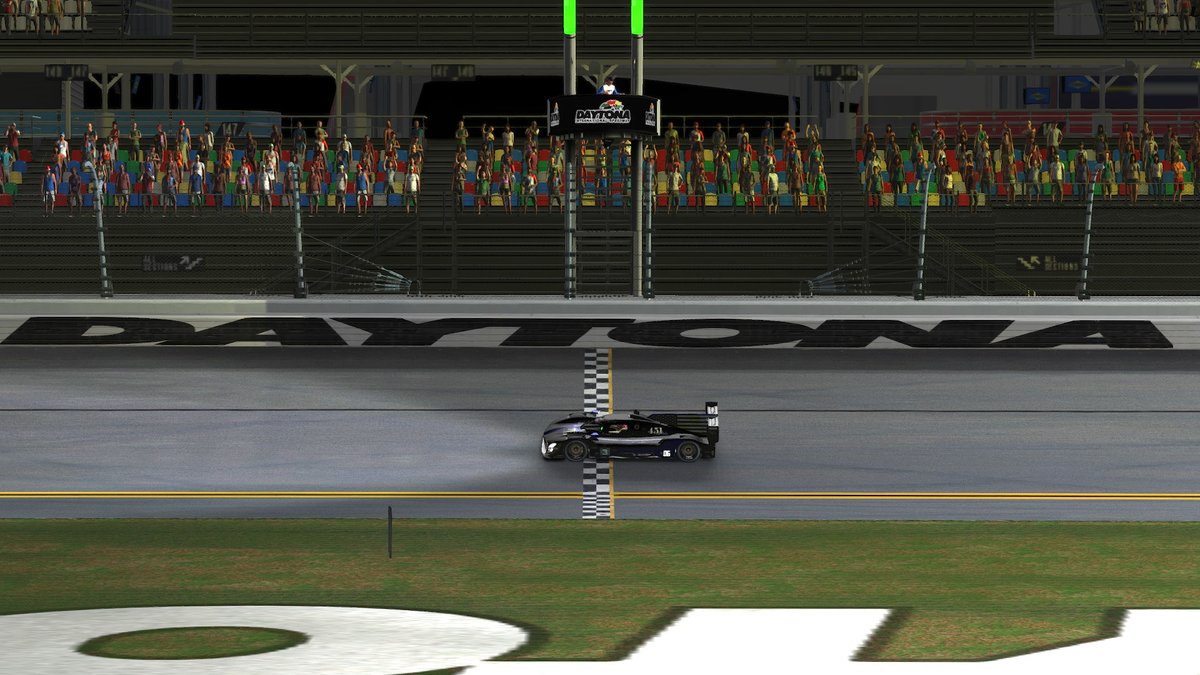 ISADEVILS43's tweet photo. @iRacing @vcoesports @DAYTONA @Rolex24Hours @IMSA First time completing the full 24 hours and we came home P2 https://t.co/NbWo3mxlnK