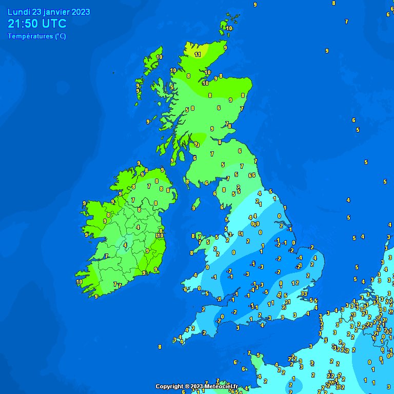 Carlow Weather on Twitter "Ireland one of the warmest parts of Europe