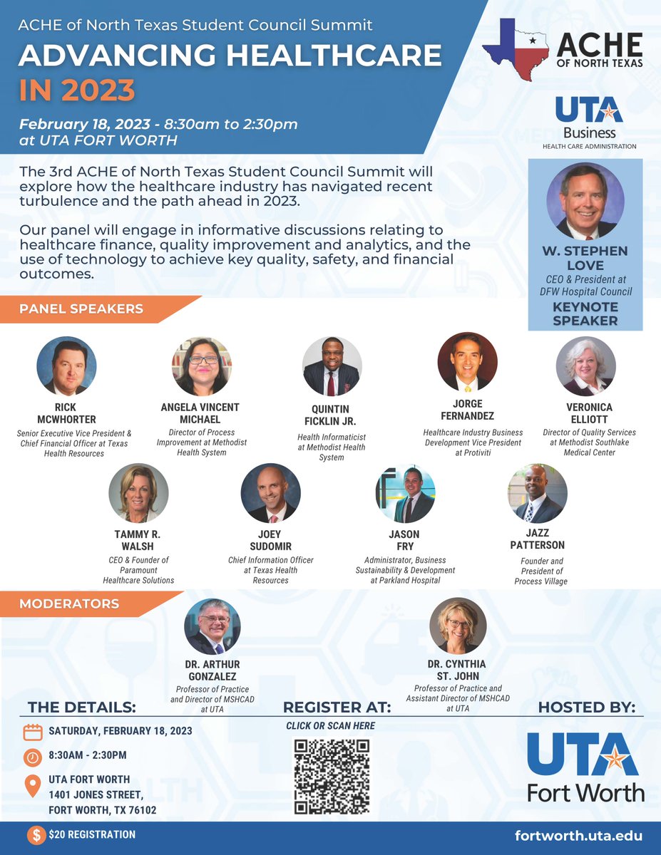 achentx's tweet photo. ACHENTX's Student Council's annual Student Summit, Saturday, February 18, at the UTA Fort Worth Campus.

https://t.co/4W1xXUnOwJ https://t.co/GWjj2Zl8i7