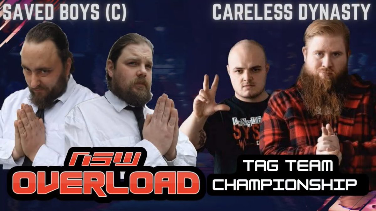 CarelessWorldCC's tweet photo. Saved Boys!! 

We’re gonna keep coming for you two until those New School Wrestling tag team titles are ours!

Stay tuned on the New School Wrestling YouTube channel to see us get our hands on those two!!

#ConquerTheSystem

https://t.co/7YsEtqWZr8 https://t.co/iepnujHq8H