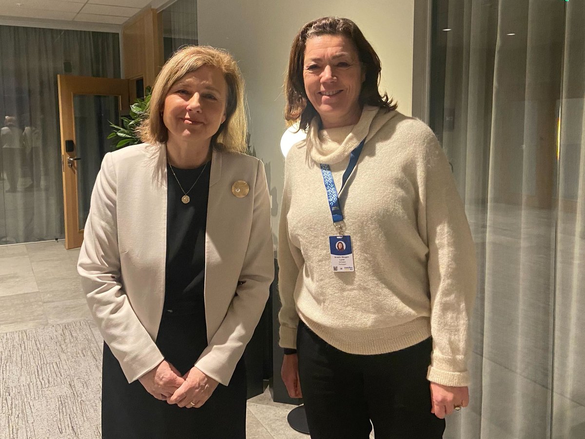 Really good and constructive talks with Vice President of the EU Commission @VeraJourova today - about the EU’s proposal for a #MediaFreedomAct. I was happy to voice Schibsted's support for the proposal, and also to present suggestions on how to improve and clarify the text.