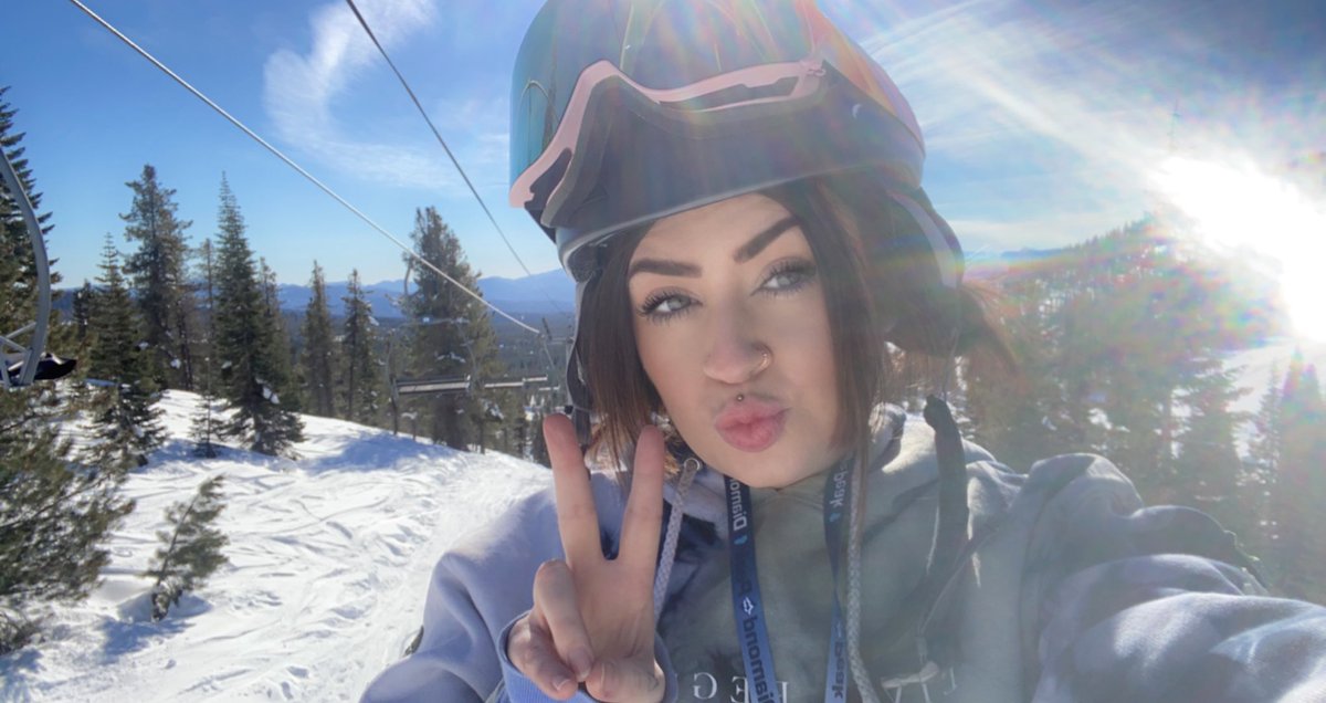 Went off some jumpy jumps in the terrain park today! I’ve never done that before, I’m so excited!