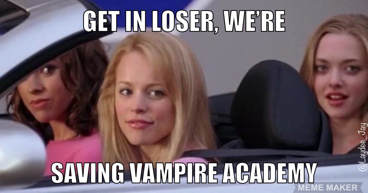 Laydee_Jay's tweet photo. When words fail me, memes always do the trick. #SaveVampireAcademy @hulu @paramountplus @netflix @PrimeVideo @hbomax https://t.co/wkcMZsMUO8