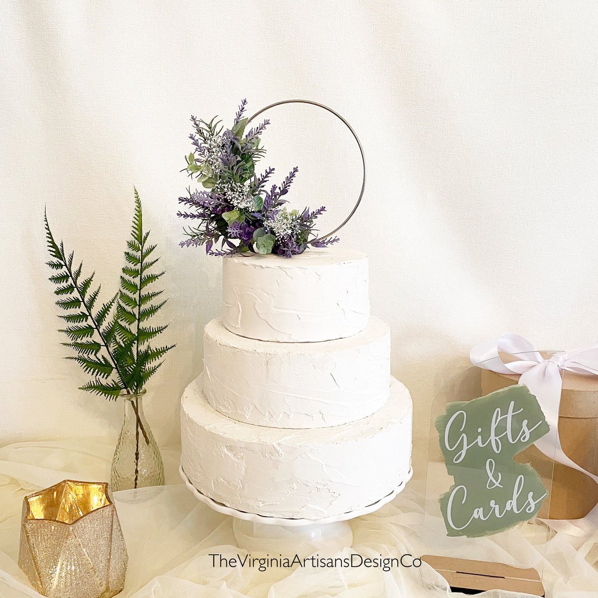 TheVaArtisans's tweet image. Excited to share this item from my #etsy shop: Hoop Faux Lavender and Cake Topper - Wedding/Anniversary Cake Topper, Lavender cake topper #springcake #lavendercake #lavendercaketopper #springwedding #lavenderwedding #hoopcaketopper #anniversaryparty etsy.me/3XvhW77