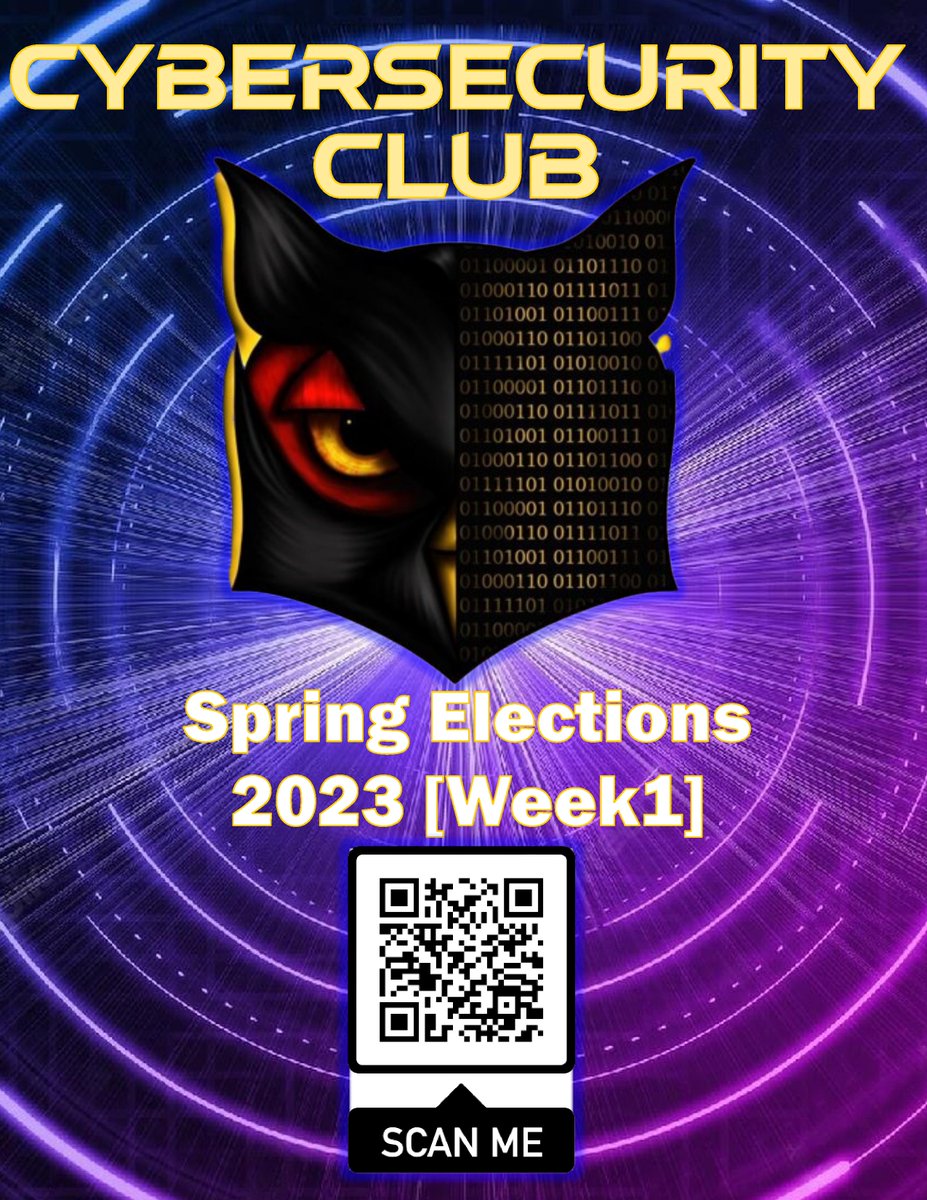 RowanCyberClub's tweet photo. Club member's...It's time! 😎🕔

Executive Board applications for the Cybersecurity Club Election are open now. Apply, to be in the next generation and grow our club to new heights.

(For Rowan Student's only. For extended election information check discord or see link in form) https://t.co/Wl5IIhFXqS