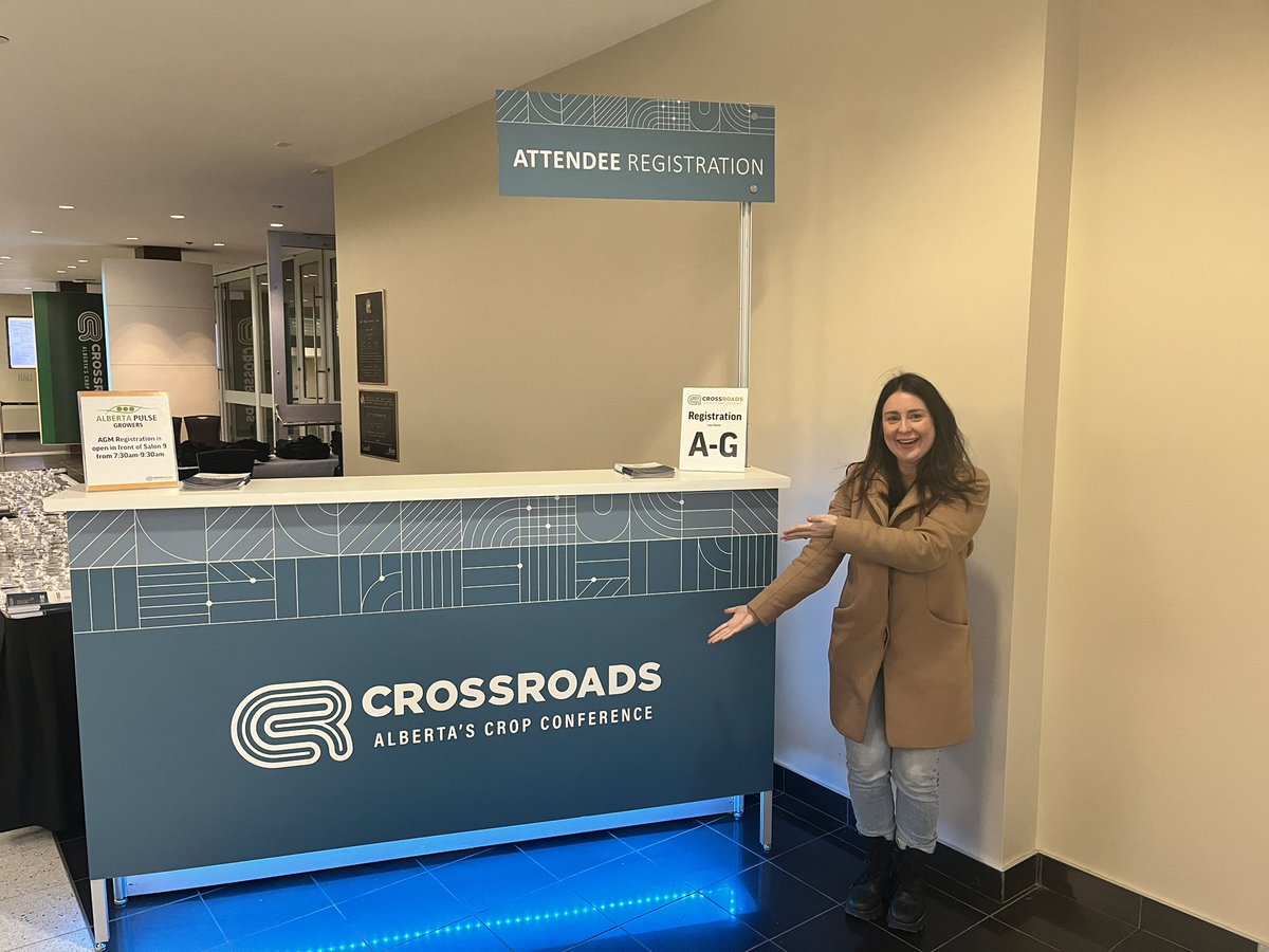 Megan Evans (@durumdutchess) on Twitter photo Look how pretty this registration table is? Located just outside Hall D, those registered will be greeted by friendly faces at <a href="/CrossRoadsCrop/">CrossRoads - Alberta's Crop Conference</a> Look how pretty this registration table is? Located just outside Hall D, those registered will be greeted by friendly faces at <a href="/CrossRoadsCrop/">CrossRoads - Alberta's Crop Conference</a>
