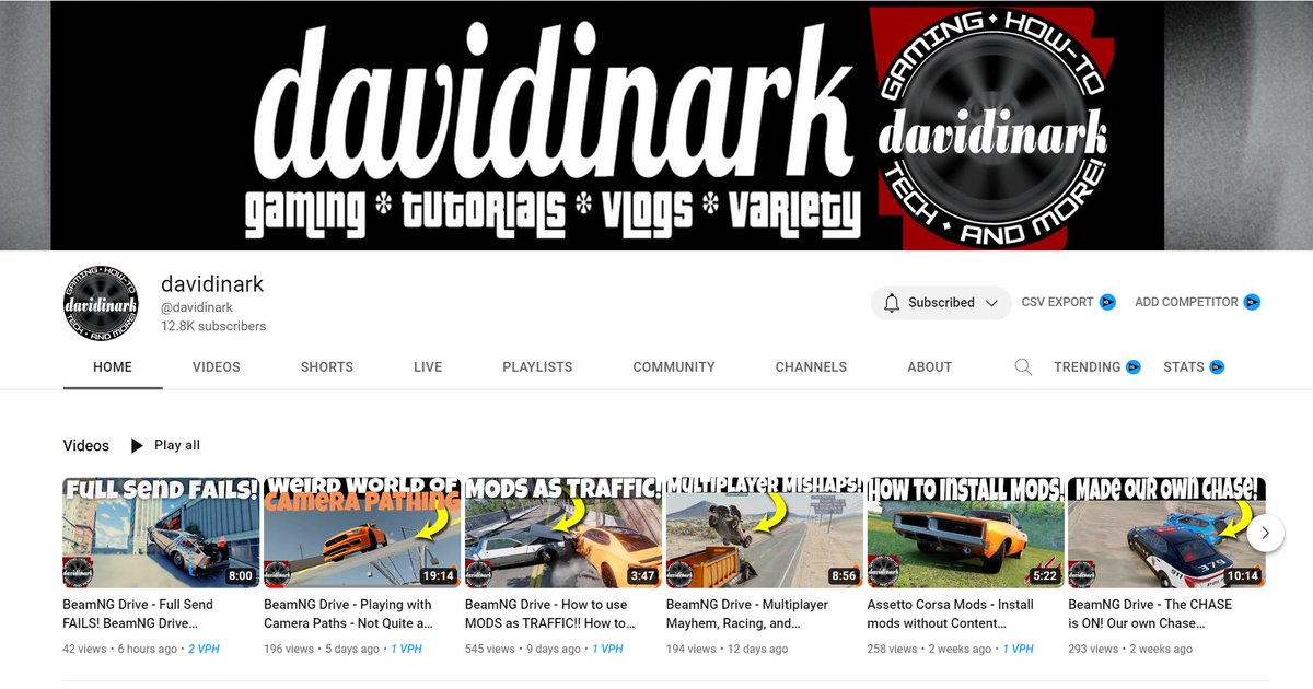 CherryBossUtube's tweet photo. Now Cherry Boss become level 2 supporter for awesome mentor, encourager BeamNG Drive guru Davidinark.
As great bonus he will be featuring my channel in his videos. That's awesome. 

Please check David's channel here: https://t.co/jYEZbxiIDC

@davidinark thanks! https://t.co/d81nVeSq4n