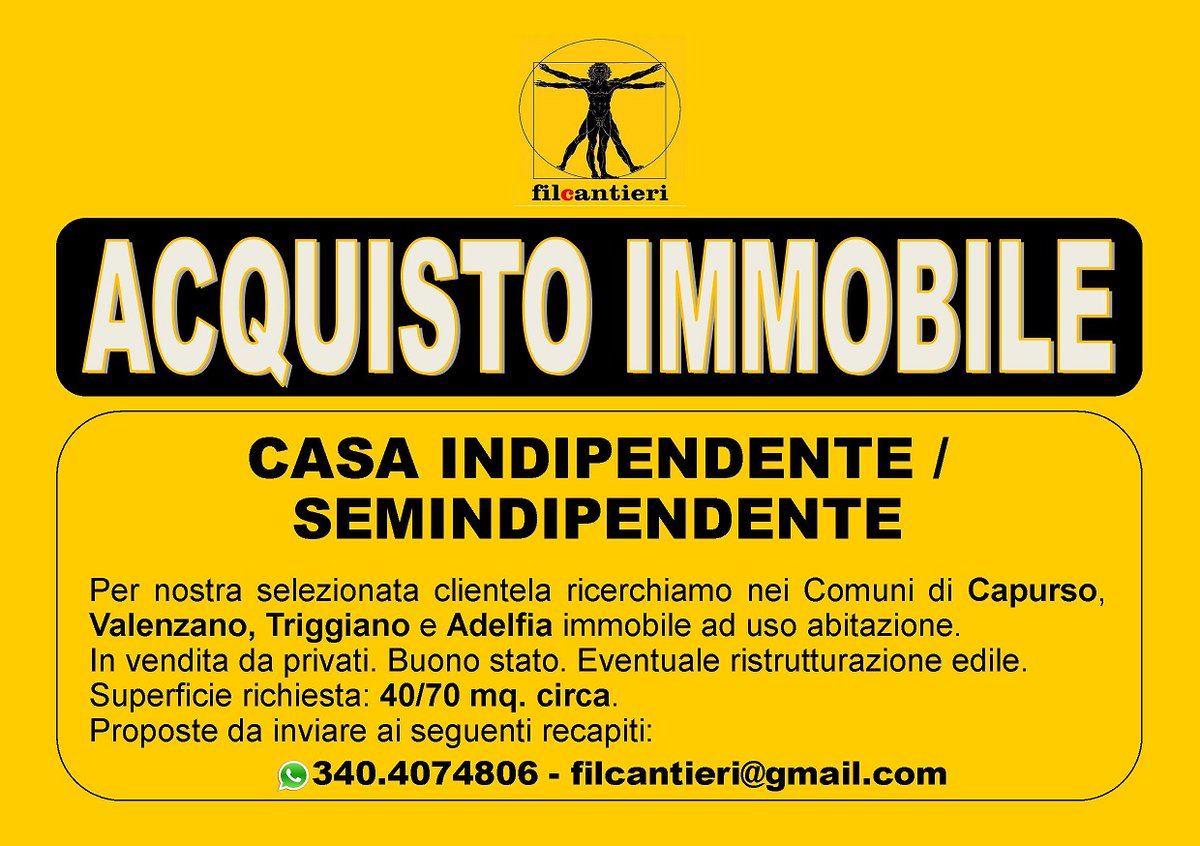 filcantieri's tweet photo. ACQUISTO IMMOBILE: Casa Indipendente / Semindipendente
#casa #acquisto #immobili #capurso #triggiano #bilocale #valenzano #adelfia #ristrutturazione #ristrutturarecasa #proposteimmobiliari #24gennaio #valutazione #ape https://t.co/2F8SGqQGsG