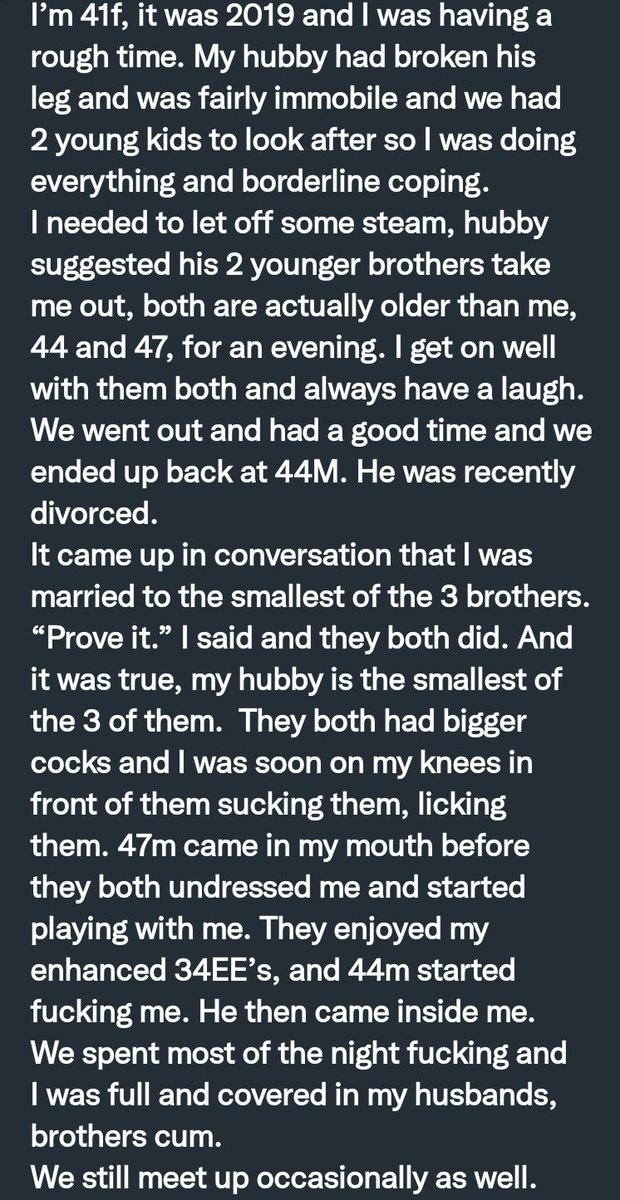 Pervconfession On Twitter She Fucked Her 2 Brother In Laws