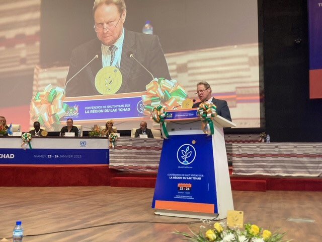 Happy to announce an EU pledge of €102.5 million for Nigeria, Niger, Chad, and Cameroon at the #LakeChadNiamey Conference today.

As the Lake Chad region faces an unprecedented food crisis, #EUsolidarity will continue to help those in need.

Read more ➡️ europa.eu/!cCPQDw