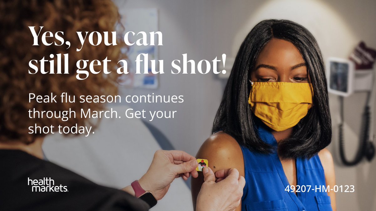 According to the CDC, those who have been vaccinated are 40 to 60% less likely to need to see a doctor if they get the flu, and that means fewer missed work days. For more helpful health tips and resources, visit healthmarkets.com/resources/ #flushotseason #flushoteffectiveness