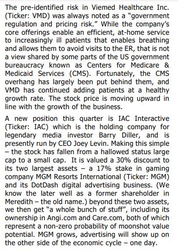 _iinvested's tweet photo. 4Q22 Cove Street Capital on $LTRPA, $HRG, $CLMB, $VMD, $IAC
https://t.co/rhFt0wnaNl

More fund letters here:
https://t.co/3oryPBJeFz https://t.co/s89BNCSibq
