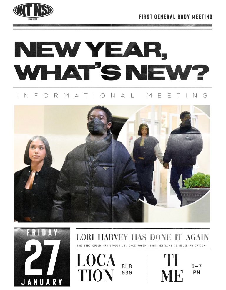 Heyy everyone, Join us for our first general body meeting of the year this Friday. 

Location✨: BLB 090

Hope to see you there❤️.