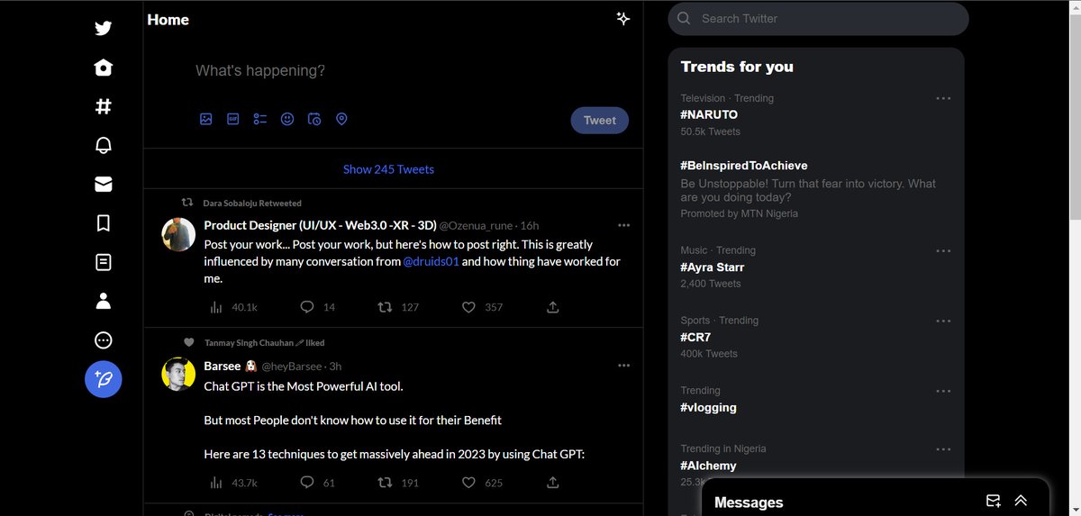 yizzyluiz's tweet photo. I learned HMTL &amp; CSS within a month and used them to build projects leading up to the second month.

I built:
Instagram's homepage
YouTube's homepage
Twitter's homepage
A landing page.

Next #JavaScript 
#100devs #100DaysOfCode https://t.co/OiwlYPtIy9
