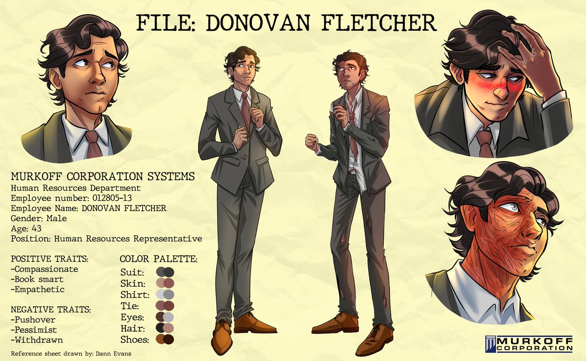 H0LLANDSMARCH's tweet photo. and he's HERE!!! i got a reference sheet for donovan made and i am in love https://t.co/oqvu8dwLTP